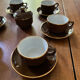 Coffee cups and sugar bowl Cappuccino Yves Déshoulières