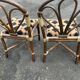 Lot de 3 Chaises fauteuils en rotin