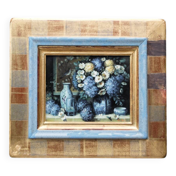 Still life, oil on panel, Jan Van Hoof