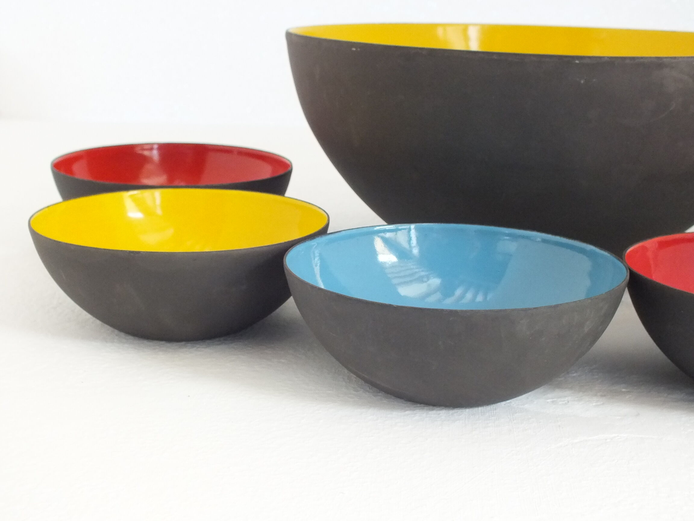 7 bowls first edition by Herbert Krenchel Krenit 1954