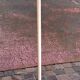 Veranda, terrace or garden floor lamp, in wrought iron, vintage.