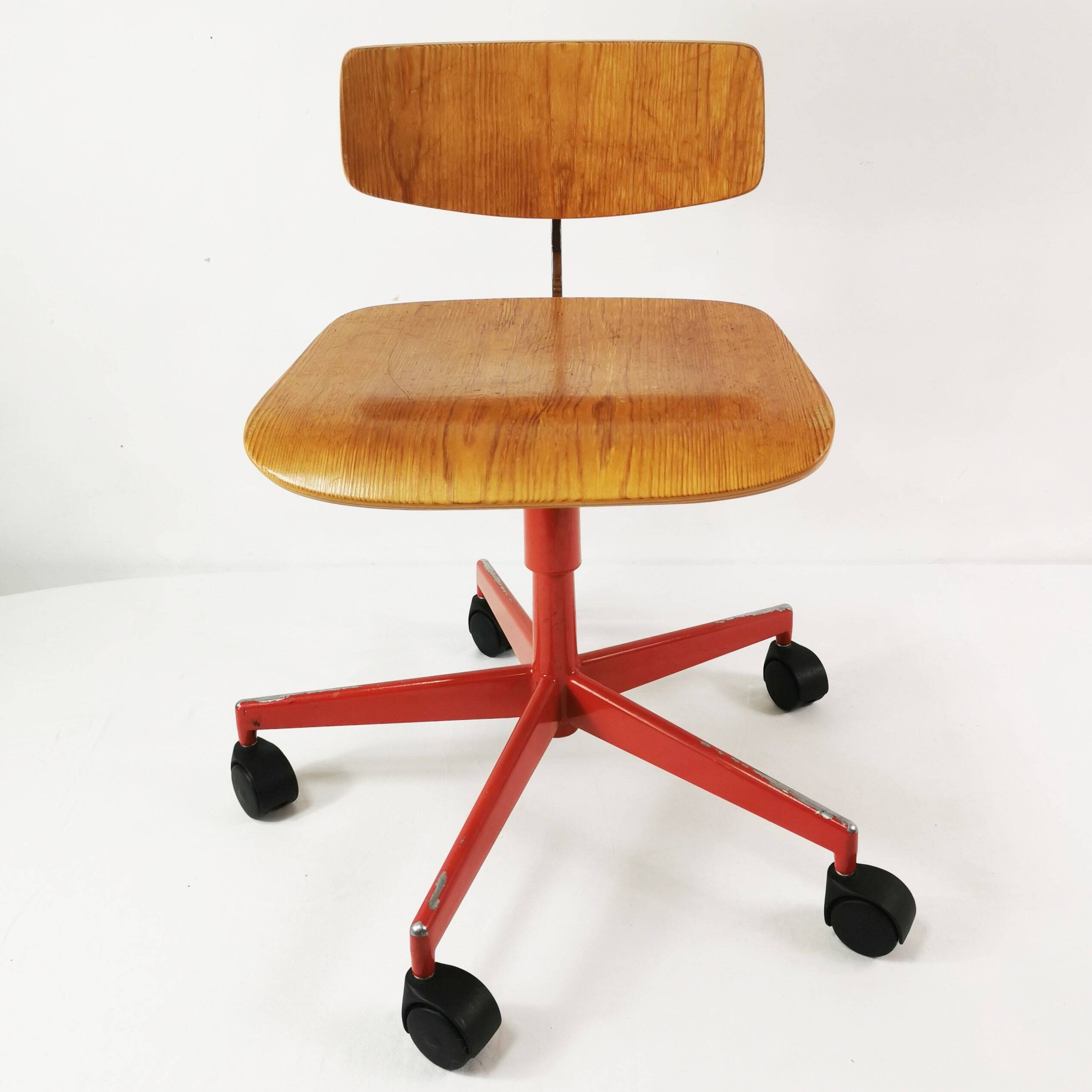 Modernist office chair, Labofa, designed by J. Rasmussen, Denmark, 1960s.