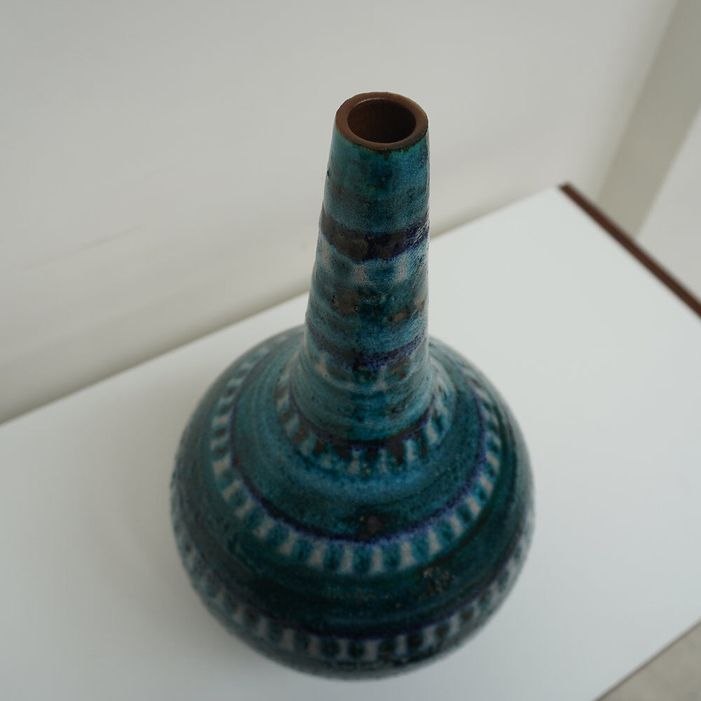 Ceramano Turmalin vase. Handmade WGP ceramic, 1950/1960s
