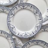 8 flat ironware plates “Balzac” Choisy le Roi