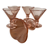 Vintage rosaline ice cream cups