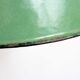 Suspension en métal émaillé verte
