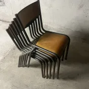 Set of 6 school chairs