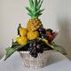 Vintage slipware fruit bowl