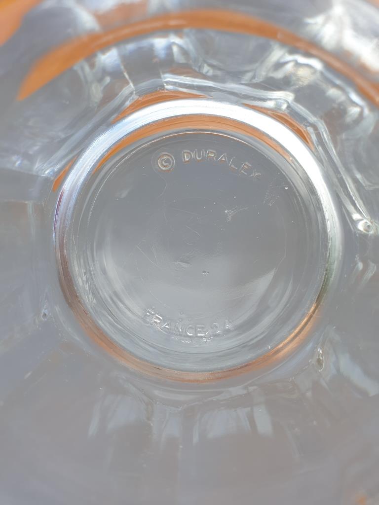 Set 5 glasses stackable Duralex