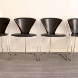 4x Italiaanse design stoelen merk Arrben model Linda