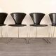 4 chaises design italiennes marque Arrben modèle Linda