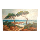 Mediterranean seaside painting