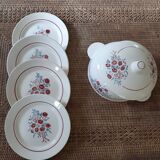 Assiettes et legumier Badonviller