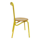 Vintage yellow school chairs from the 90s