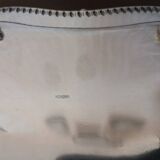 Panier en métal argenté