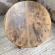 Oval walnut farmhouse table