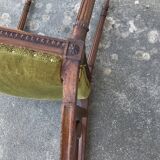 Pair of lyre chairs