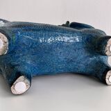 Aldo Londi for Bitossi Rimini Blu Ceramic Plant Centaur Sculpture, Italy, 1