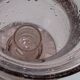 Photophore glass pink bubble parma unsigned vintage biot glassware