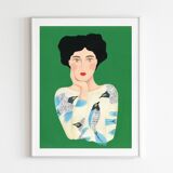 Green portrait
