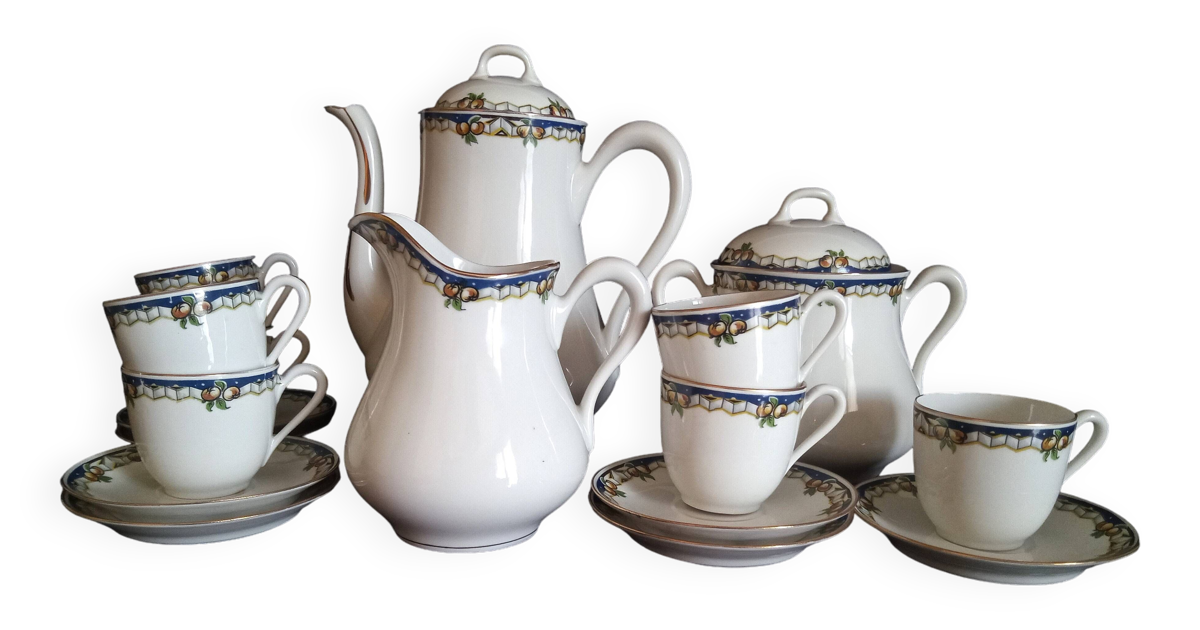 Limoges, Jean Boyer - Service Art Déco pour 7 pers. 1920-1934