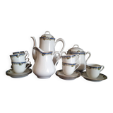 Limoges, Jean Boyer - Art Deco service for 7 people. 1920-1934