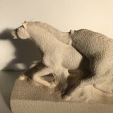 Vintage ceramic horses