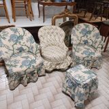 Toad armchairs and are stool
