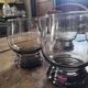 8 verres fumés moulés — 70’s