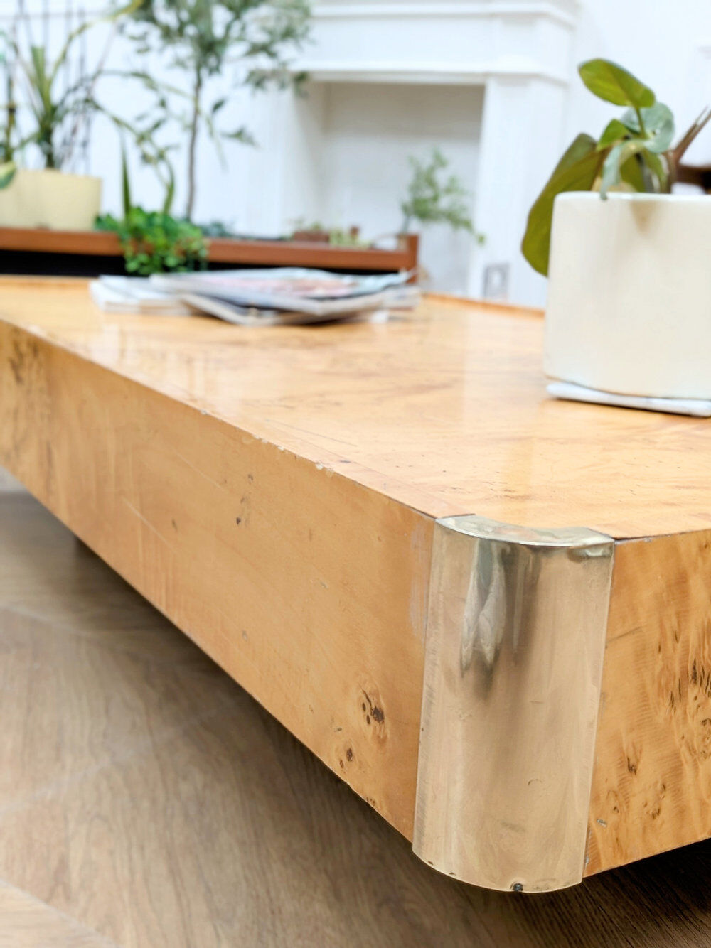 Table basse vintage par Jean Claude Mahey