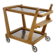 Service Cart from Guillerme & Chambron, 1950s