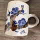 6 Vintage Enameled Stoneware Mugs