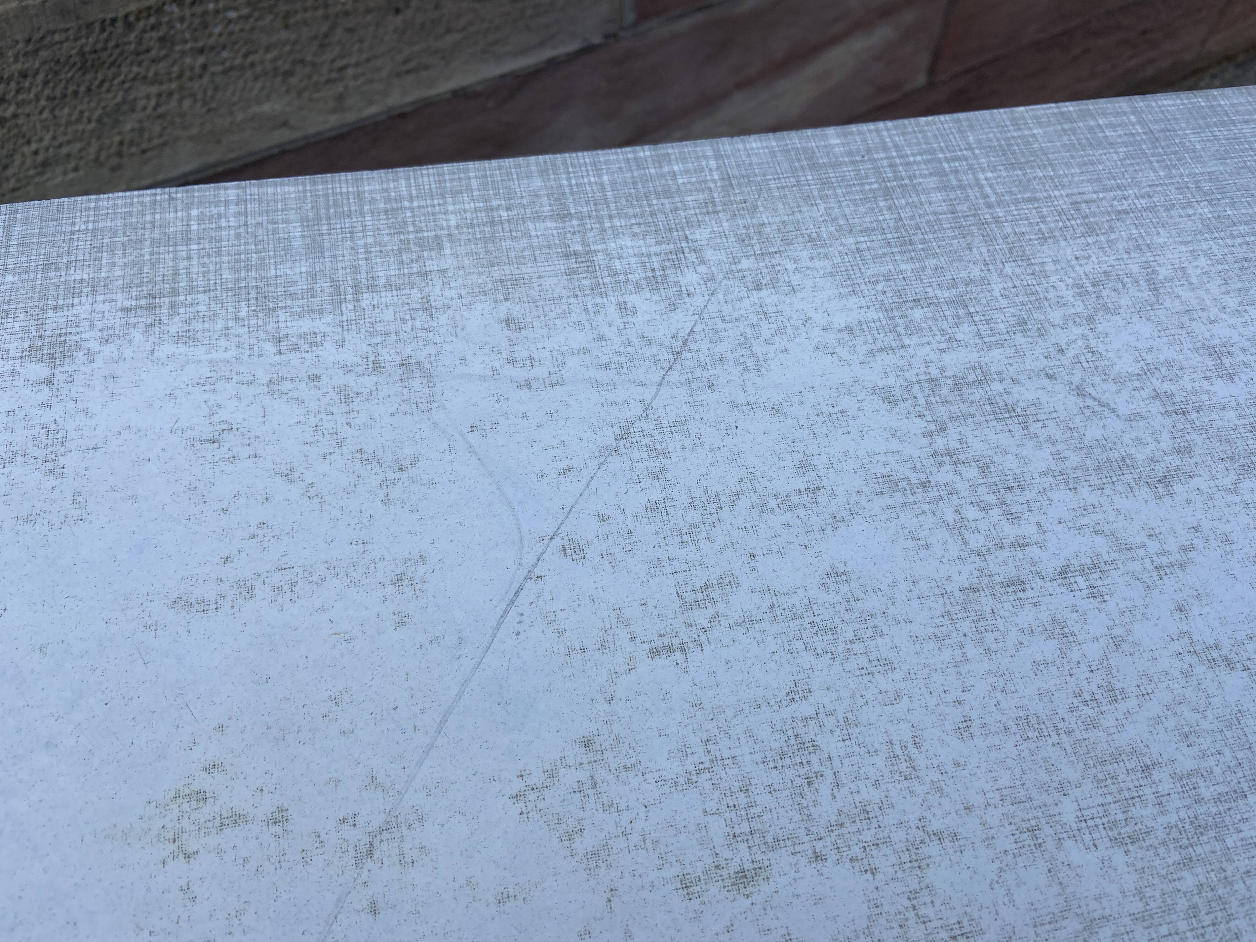 Mid-century kitchen table Formica 1960 french table