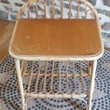 Meuble d'appoint en rotin