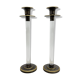 Set of 2 Caravell lucite candle sticks, 1970’s