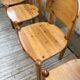 4 chaises en pin Daumiller