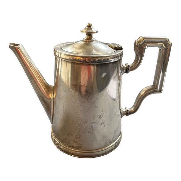 Cafetière et laitière Ercuis en métal argenté