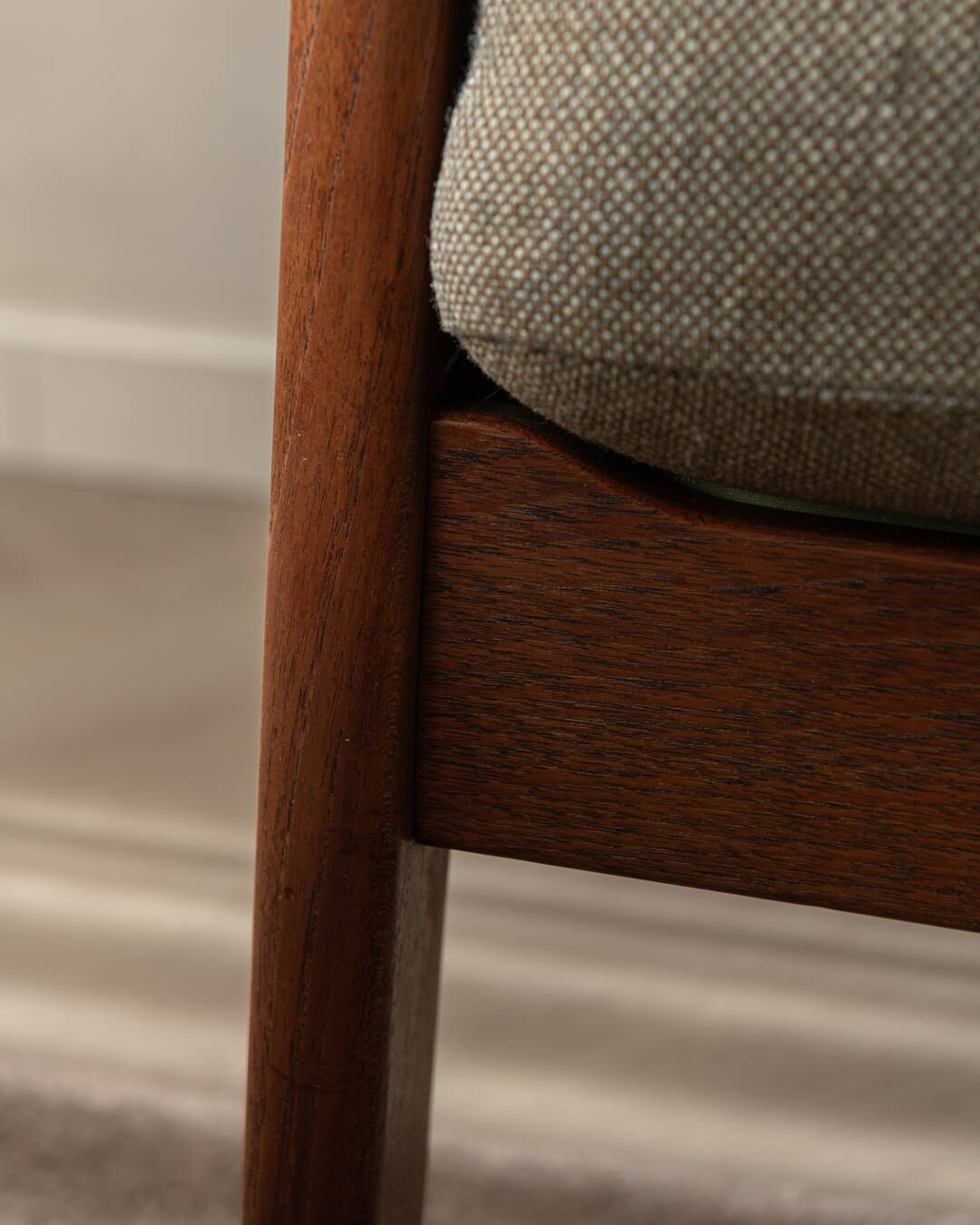 Vintage Senator Two-Seater Sofa by Ole Wanscher for Cado Danish Teak 1960s