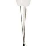 A. Gałęcki Floor Lamp, Poland, 1970s, Metal And Glass, Vintage