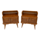 Pair of Mid-Century Modern Italian Ashwood Nightstands, 1950s