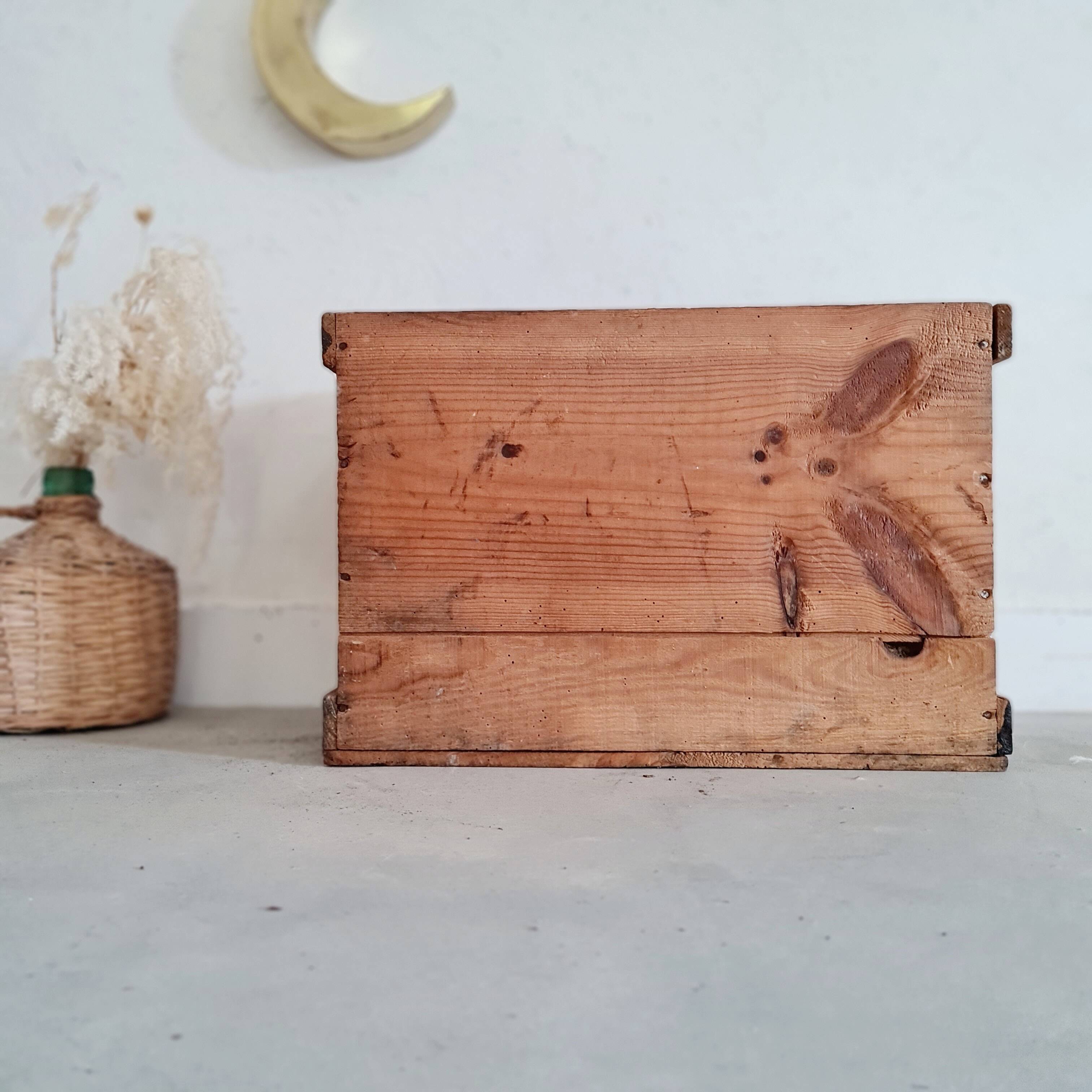 Old wooden box