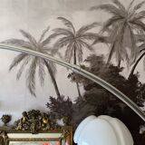 Floor lamp arch foot marble