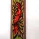 Framed tapestry of island birds