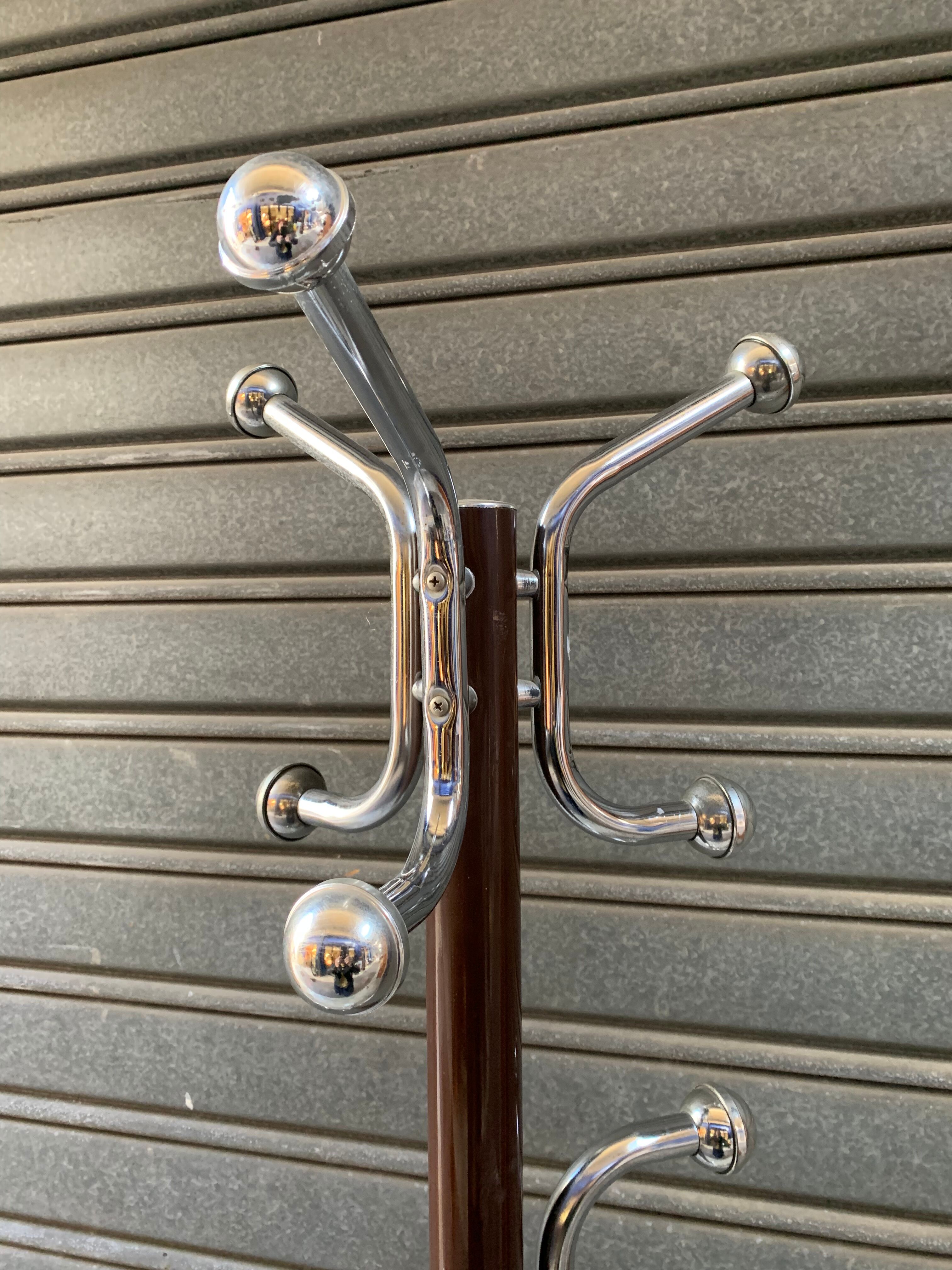 Marble base coat rack from the 1970s