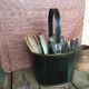 Painted sheet metal compartment basket