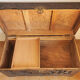 Carved wooden chest