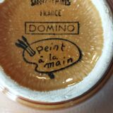 4 coupelles  Sarreguemines "Domino"