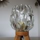 Tripod lamp in wood and glass J.T. Kalmar 1970 Austria