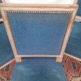 3 Chaise style Louis XVI ancienne patiné