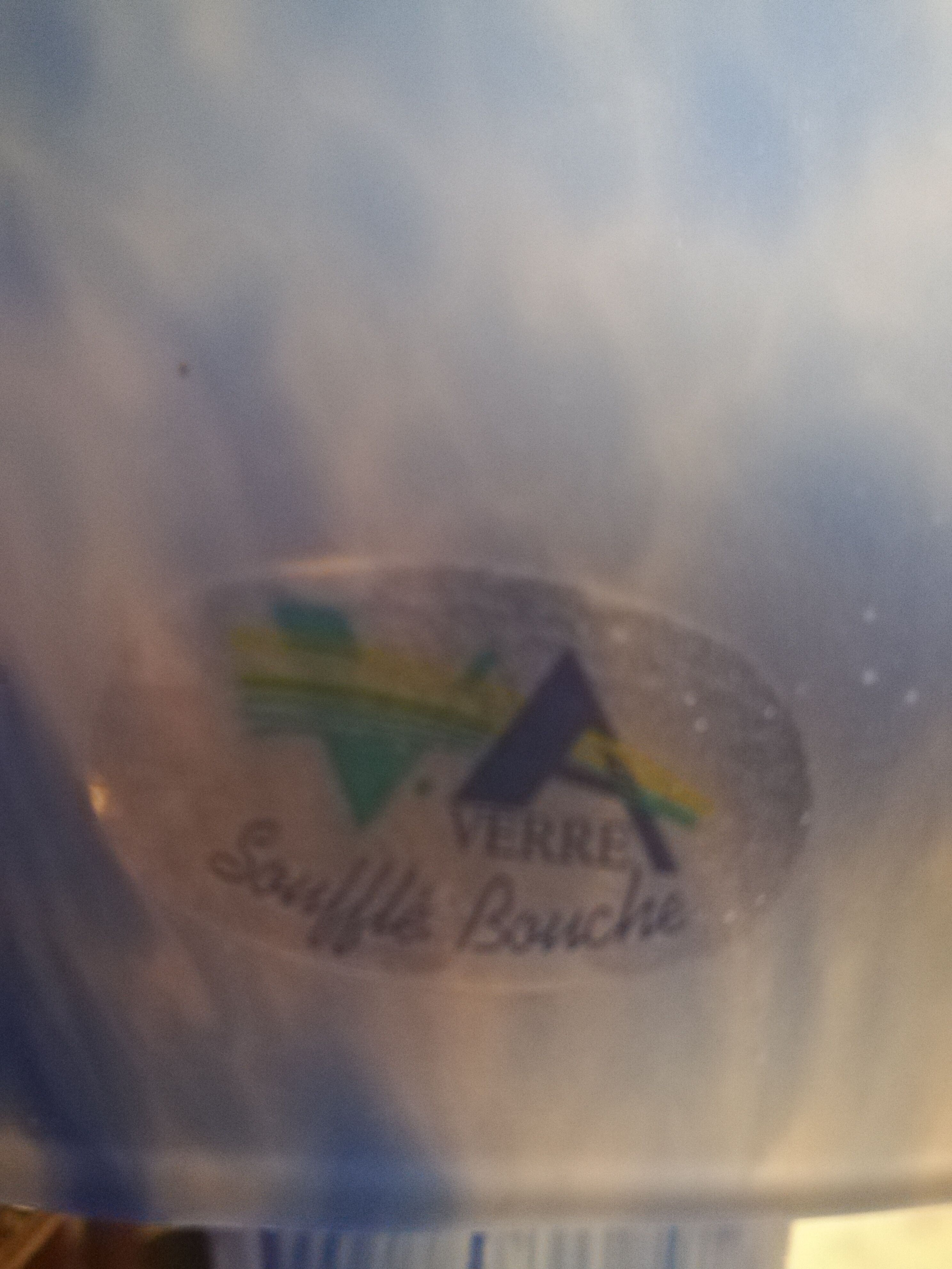 Mushroom lamp in glass paste